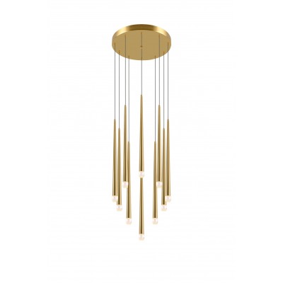 10lt Gold pendant for stair   D500*H1700MM