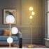 Gold finish with glass ball H170cm