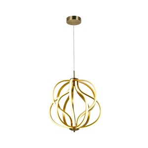 Pendant light in Gold / Silver